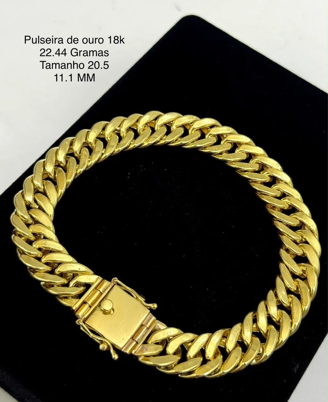 Pulseiras de ouro 18k  R$550 a Grama