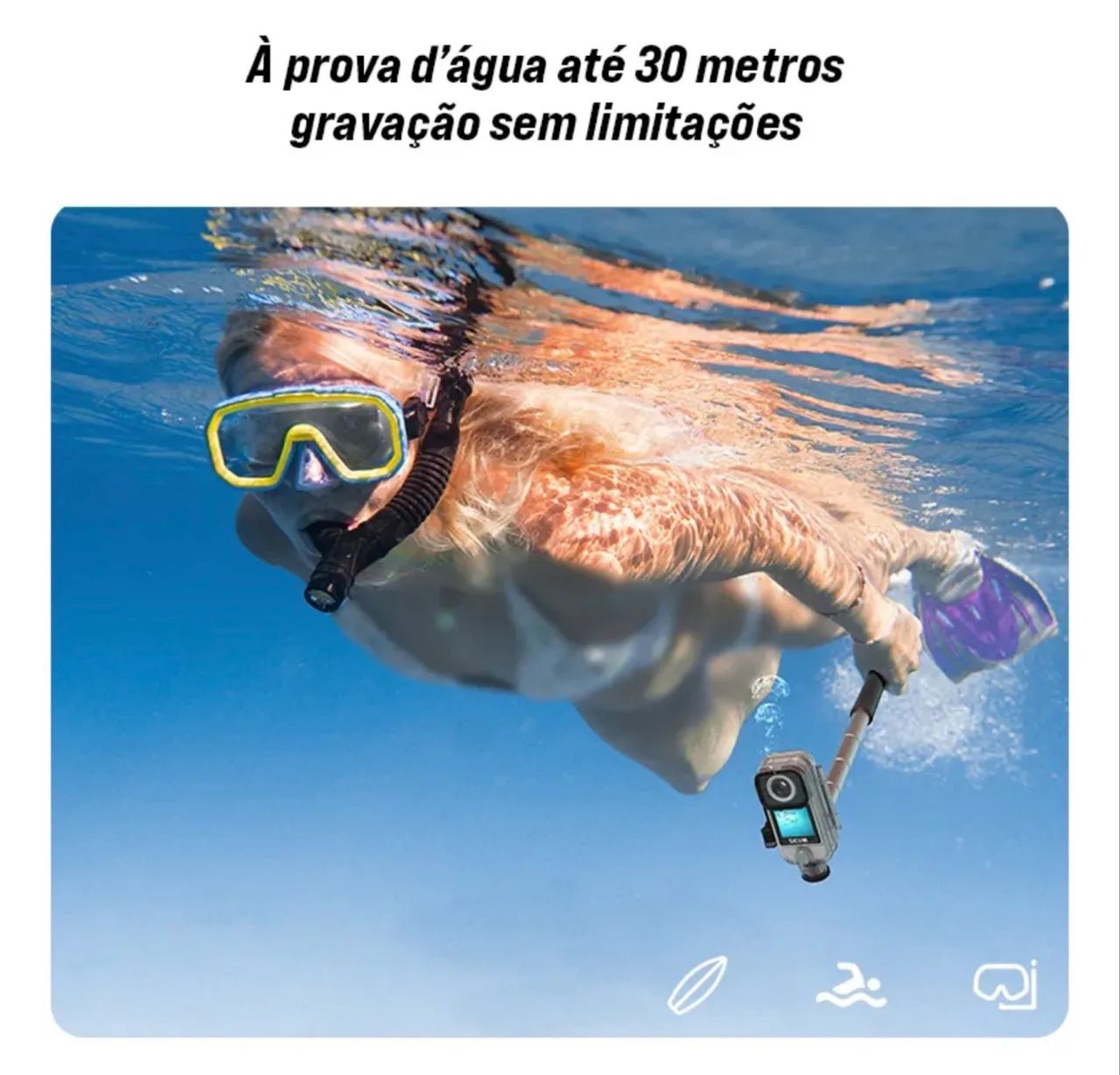 Câmera de ação  - Foto 4