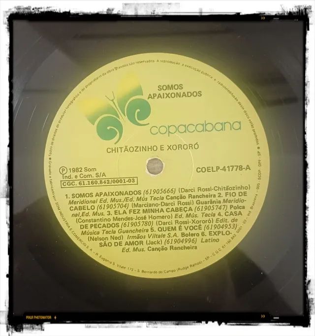 LP Vinil: Chitãozinho e Xororó - Somos apaixonados - Foto 4