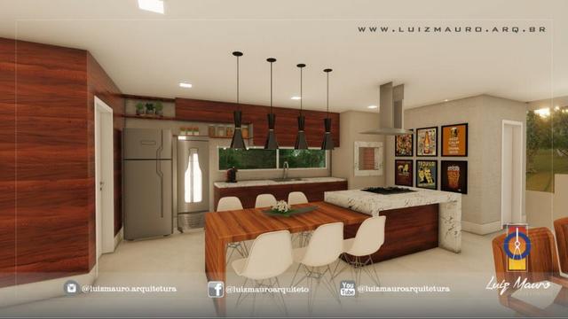 Condomínio Florais dos Lagos, casa Sobrado com 4 suites, em fase de construção - Foto 4