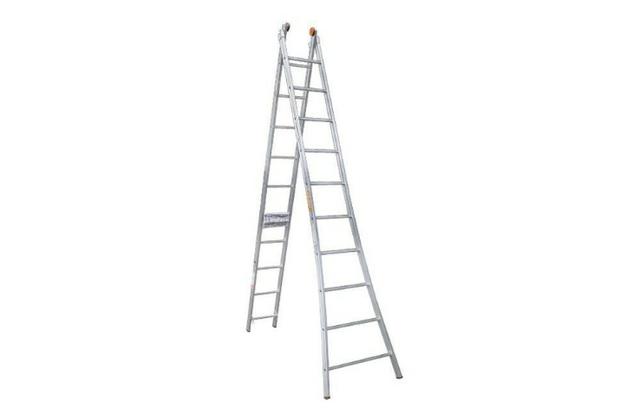 Escada de alumínio extensível 2 x 10 degraus 5,40mt