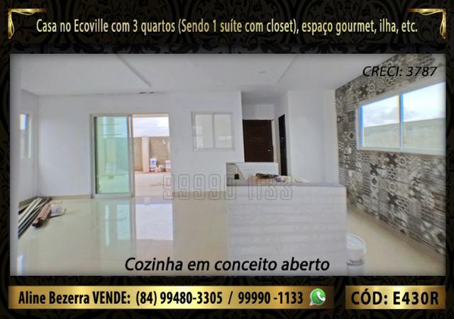 Oportunidade, duplex no Ecoville, com 3 quartos, cozinha com ilha, sala alta, confira - Foto 6
