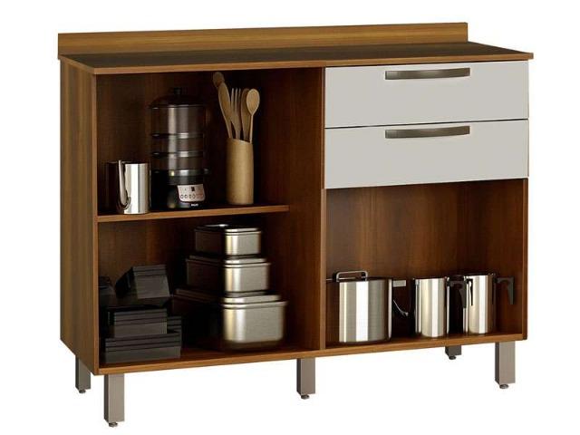 Balcão Agatha com 2 Portas e 2 Gavetas - Sallêto (Em Até 12 X Sem Juros) - Foto 5