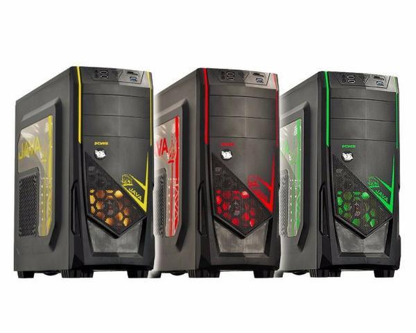 Gabinetes Pcyes JAVA com 2 fans - Foto 2