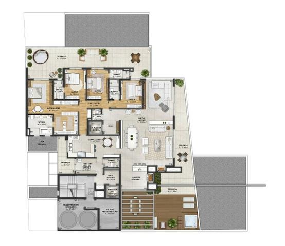 Oferta Imóveis Union! Apartamento com 280 m² privativos, próximo ao Fórum de Caxias! - Foto 4