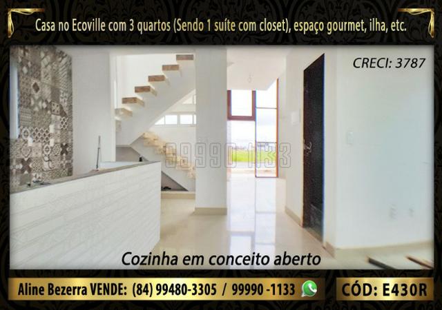 Oportunidade, duplex no Ecoville, com 3 quartos, cozinha com ilha, sala alta, confira - Foto 7