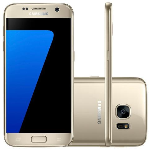 Promoção!! Samsung Galaxy S7 Dourado, 32GB, 4GB Ram, Nota fiscal e garantia