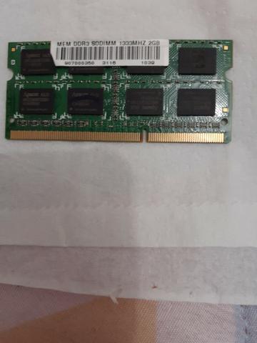 Memoria Notebook DDR3 2gb Pc 1333Mhz