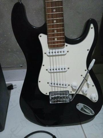 Vendo ou Troco Guitarra Austin e Caixa Amplificada Sheldon