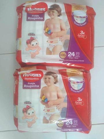 2 pacotes de fraldas huggies supreme care - Foto 2