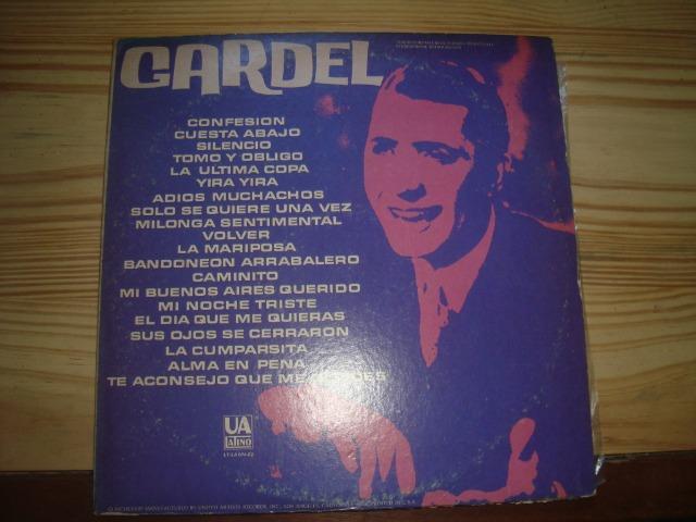 Carlos Gardel, Tango, Album duplo com 2 Lp importados, excelente conservação