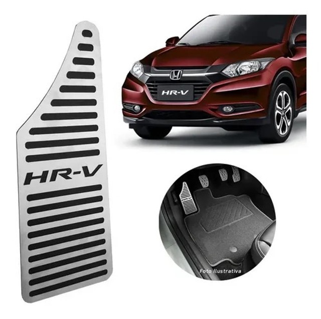 Descanso De Pé Em Aço Inox Honda Hr-v 2016 Em Diante