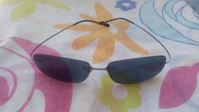 Oculos escuros estilo Matrix usado com lentes polarizadas - Foto 3