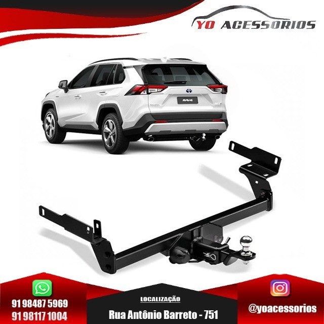 Engate De Reboque Rav4 2020 2021 Removível