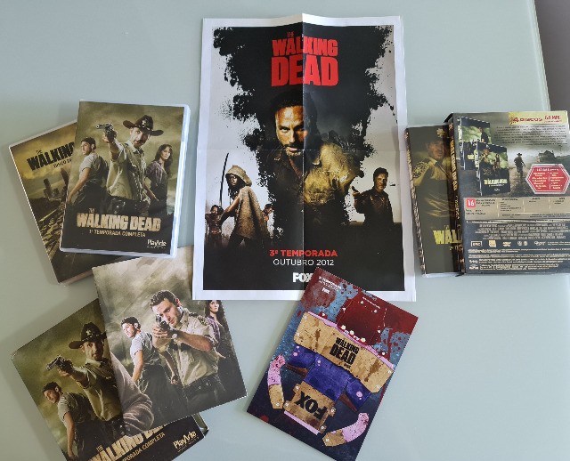Kit DVD The Walking Dead 1ª e 2ª Temporadas + Pôster - Original