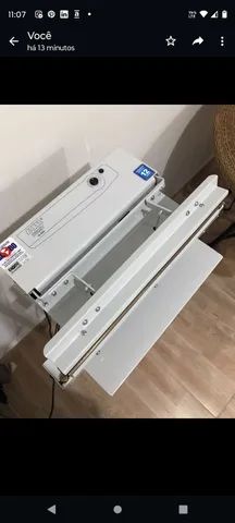 Maq Seladora De Plastico Selar Cortar Robusta Uso Industrial - Foto 2