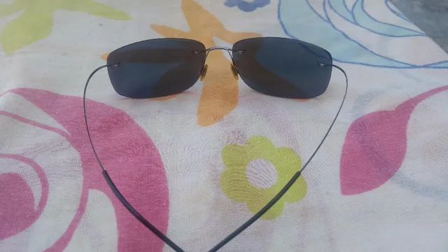 Oculos escuros estilo Matrix usado com lentes polarizadas - Foto 5