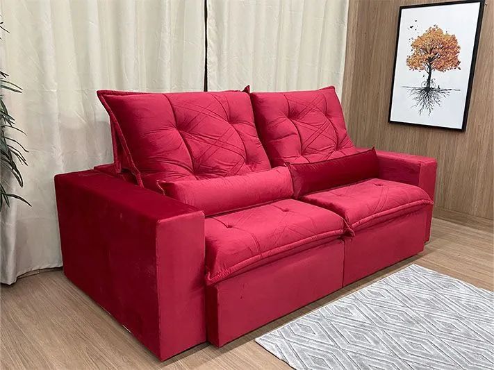 SOFÁ COMPACTO TODO EM MATERIAL DE PRIMEIRA SUPER CONFORTO!!! 626AL - Foto 3