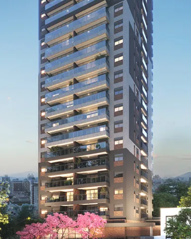 Campo Belo - Apartamento/Studio de 30 m2, com 1 Dormitorio , 1 Banheiro e sem Vaga de Gara