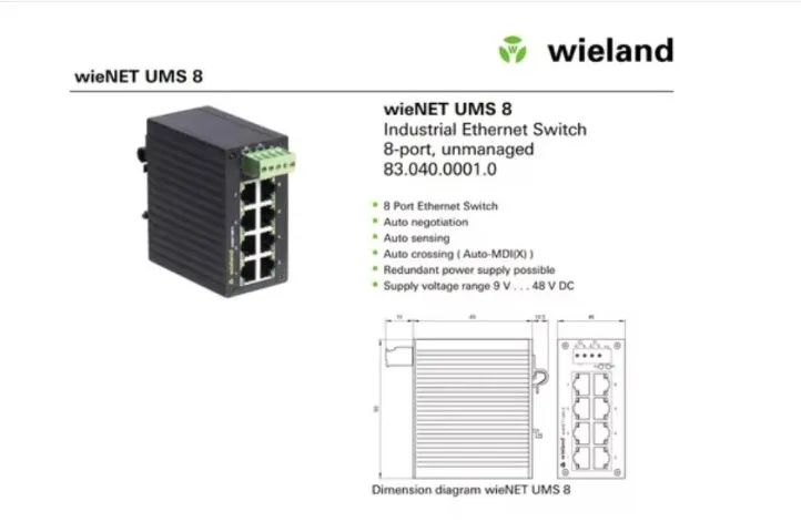 Switch Wieland Wienet 8 Portas - Foto 2
