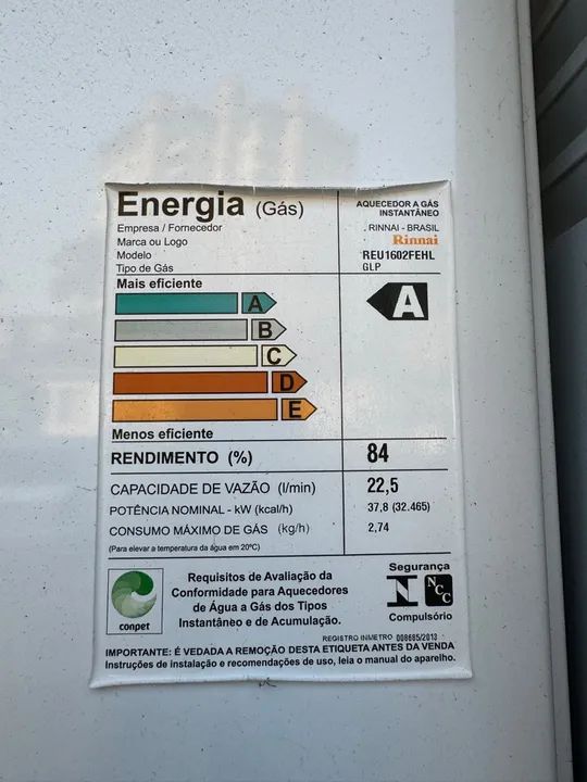 Aquecedor à gás Rinnai  - Foto 4