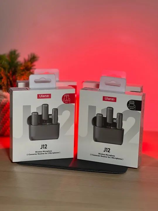 Microfone Sem Fio Ulanzi J12 - Kit com 2 Microfones - Foto 3