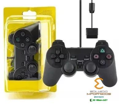 Controle Analógico Ps2 Dualshock Com Fio BOMMAX