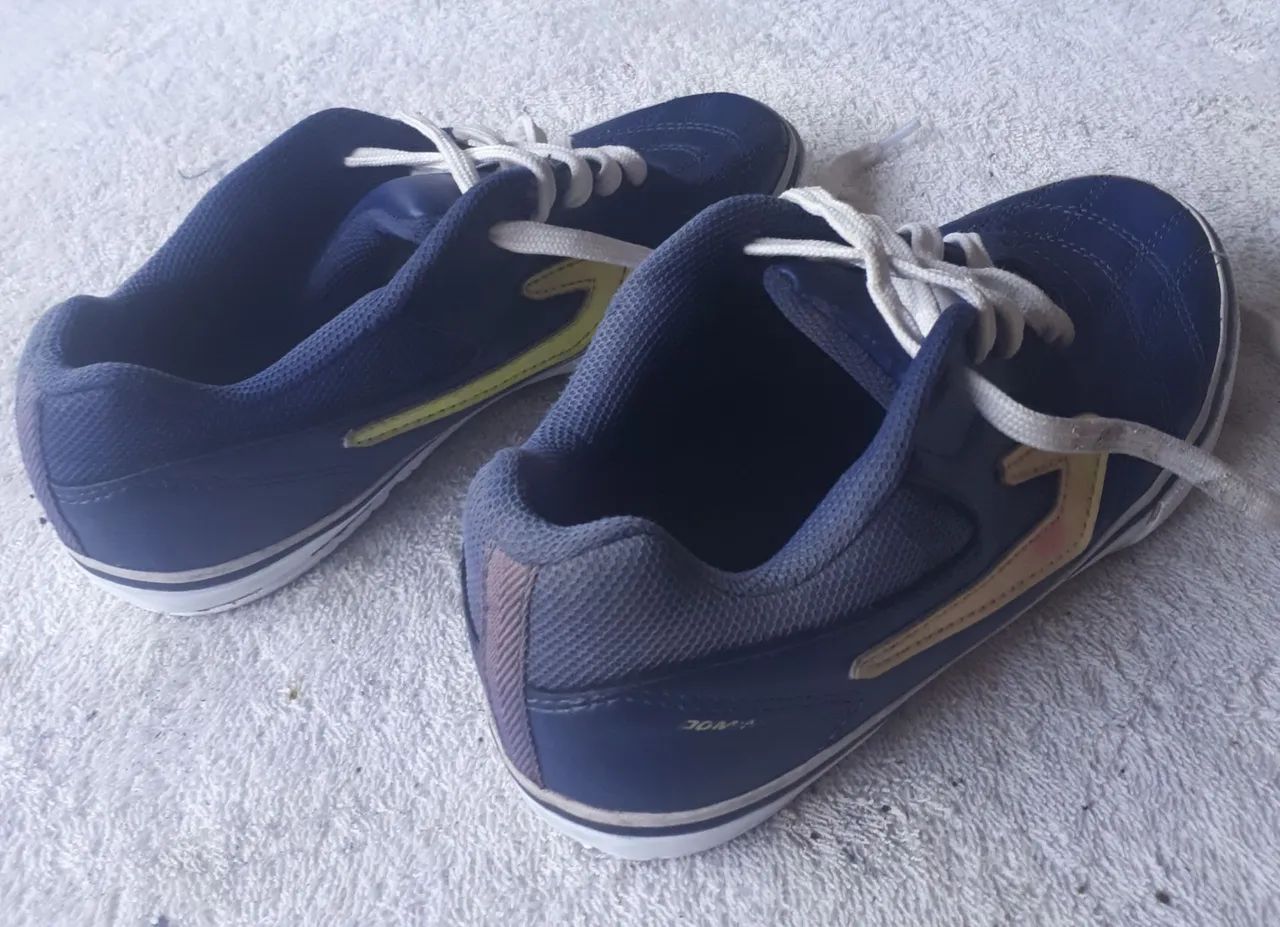 Tênis Esportivo Azul - Tamanho 35 - Foto 4