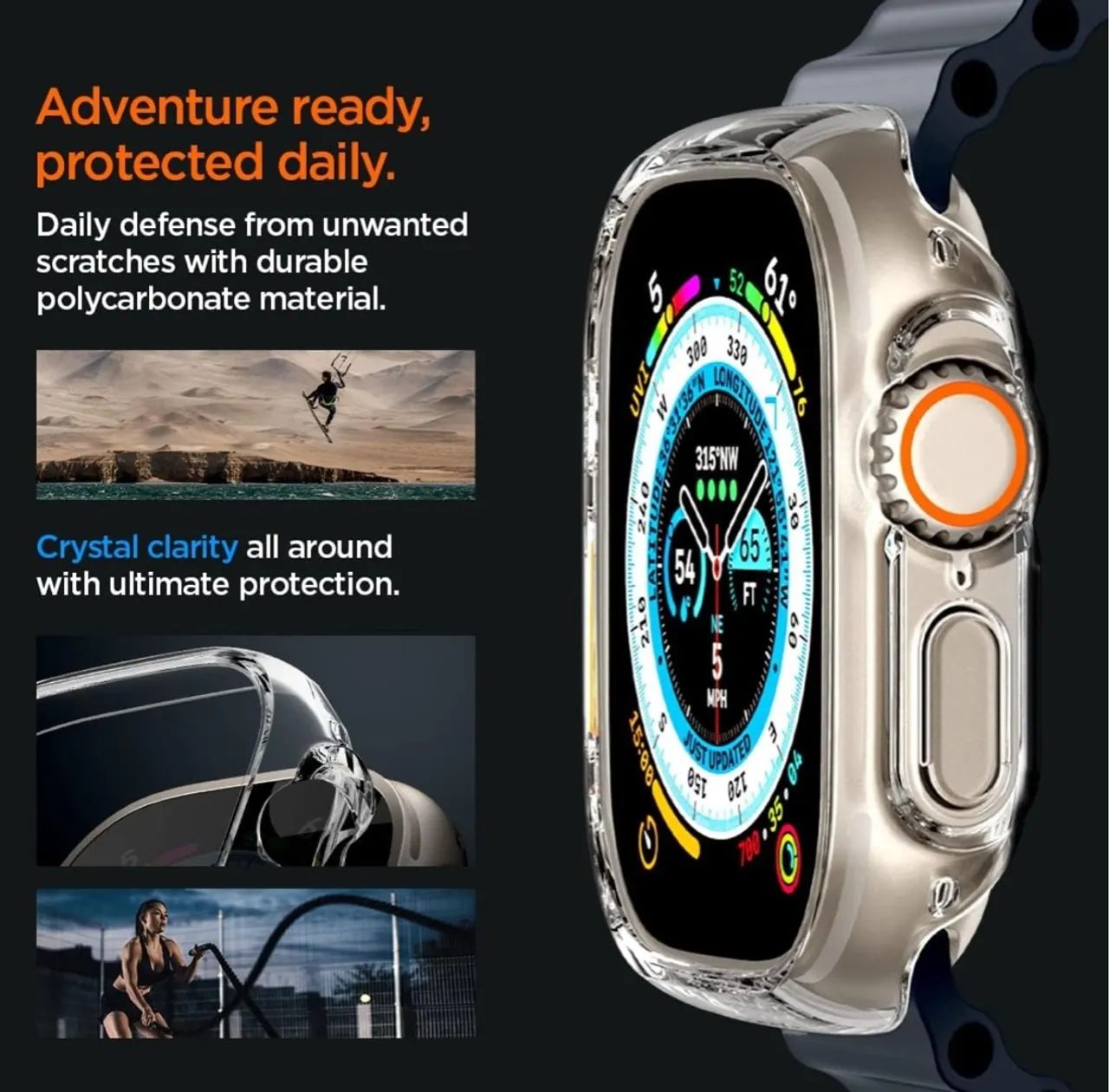 Case Spigen original 49mm p/ Apple Watch Ultra 1 e 2  - Foto 2