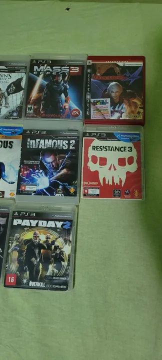 Lote de Jogos Ps3 
