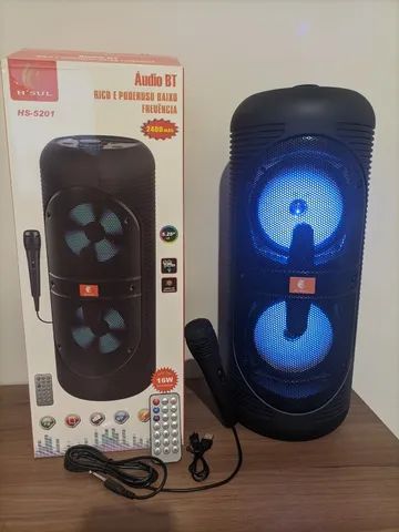 Caixa de som Portátil Bluetooth H'Sul -5201 - Foto 3