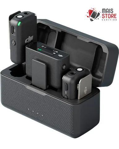 Microfone Dji Mic 1 (2 TX + 1 RX + Charging Case) (Novo/Lacrado)