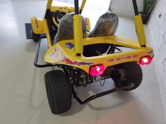 Mini Buggy  Alongado Amarelo com Preto - Foto 3