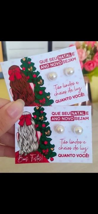 Tag mimo e lembrancinha para brinco