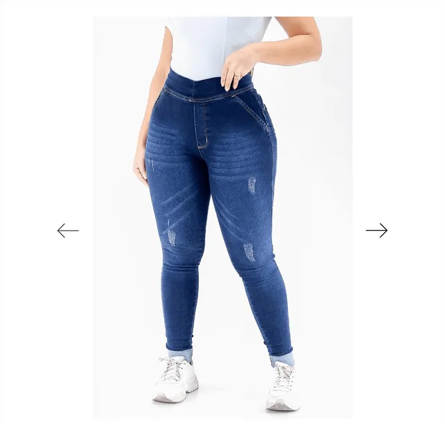 Calça Jeans Plus Size Jogger Cós Tricô Best Size - E-commerce Multimarcas Plus  Size