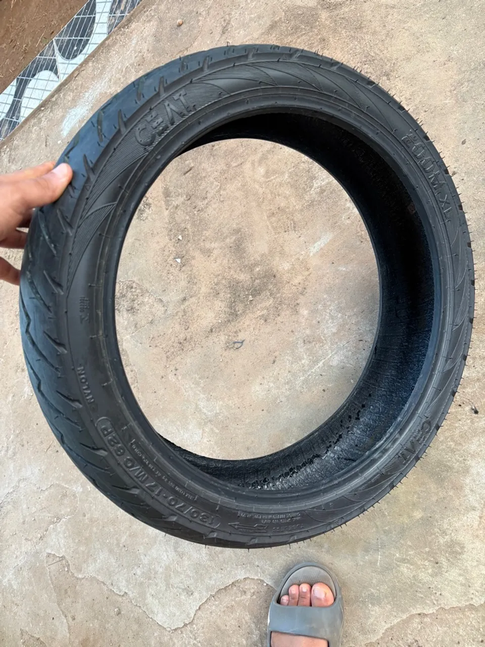 Pneu da Fazer 250