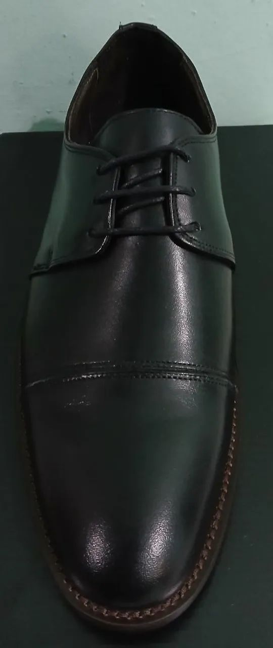 Sapato Social Cns Masculino Couro Preto - Foto 2