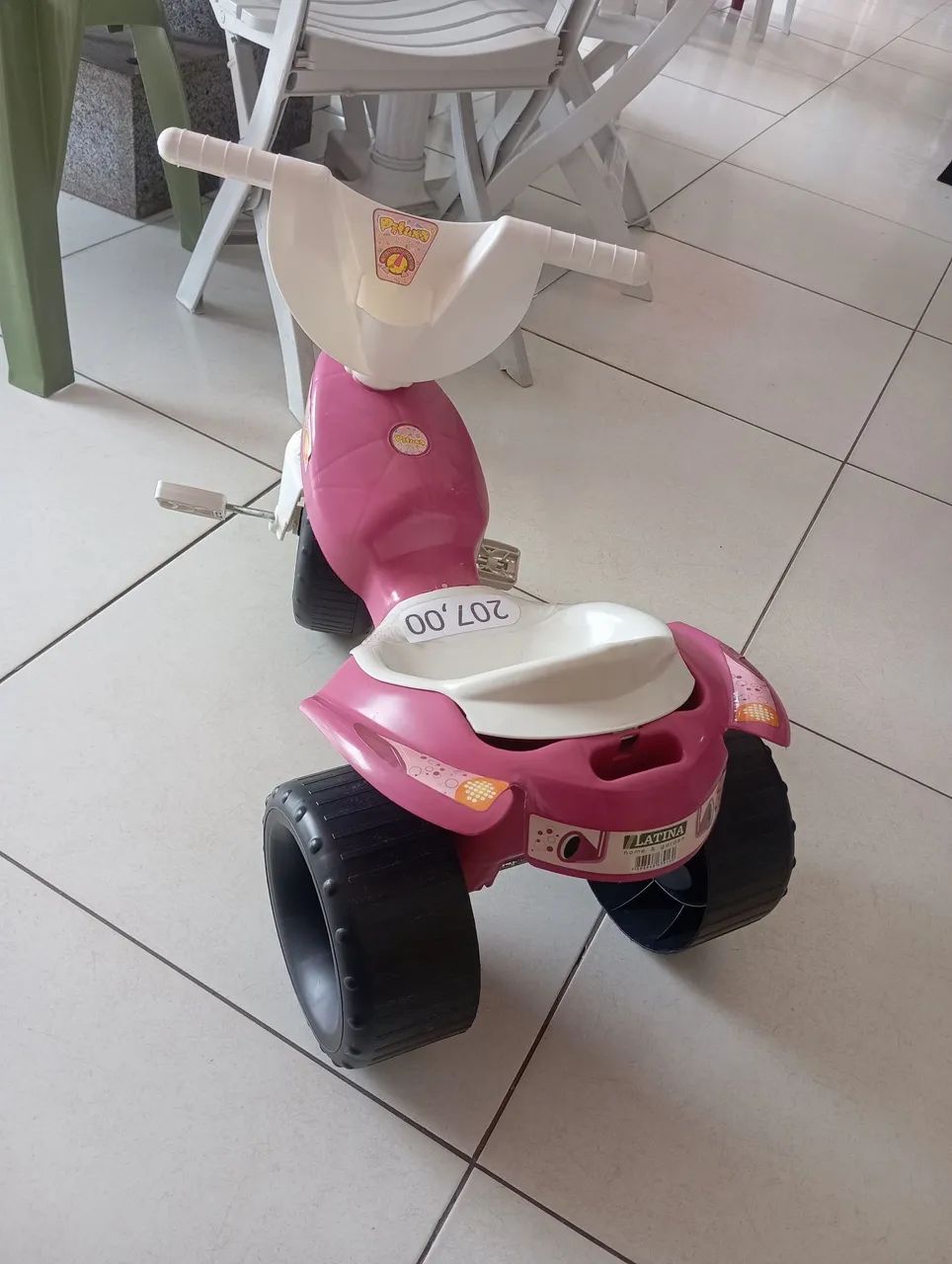 Triciclo rosa da Pituxa - Foto 3