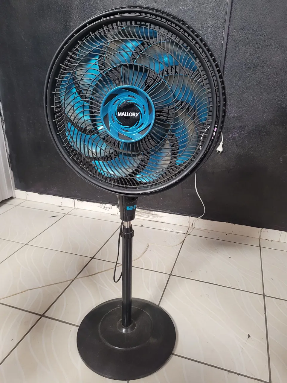 Ventilador muito forte