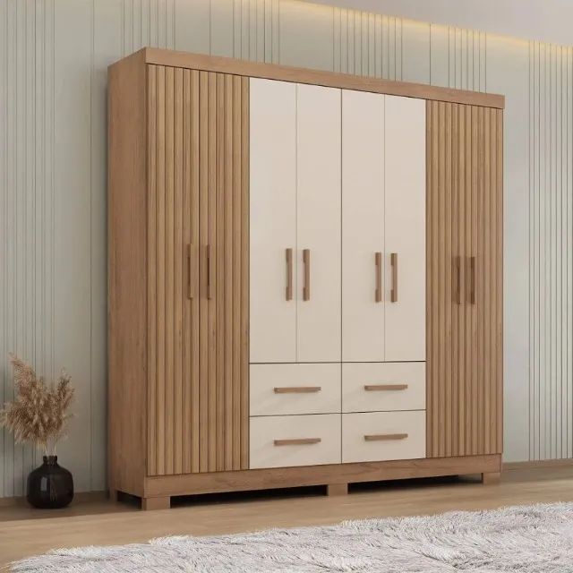 Guarda Roupa 8 Portas 4 Gavetas Novo entregamos