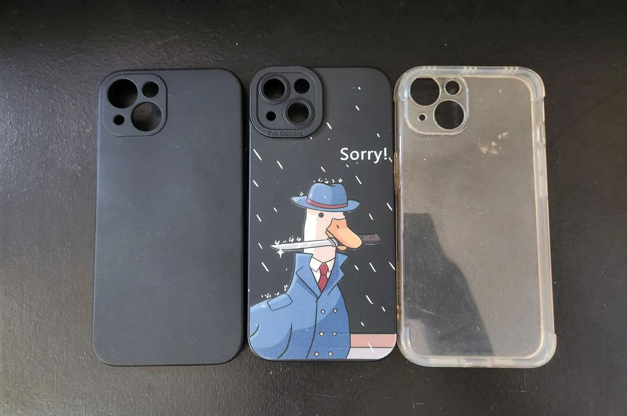 Kit 3 capinhas para iPhone 13/14