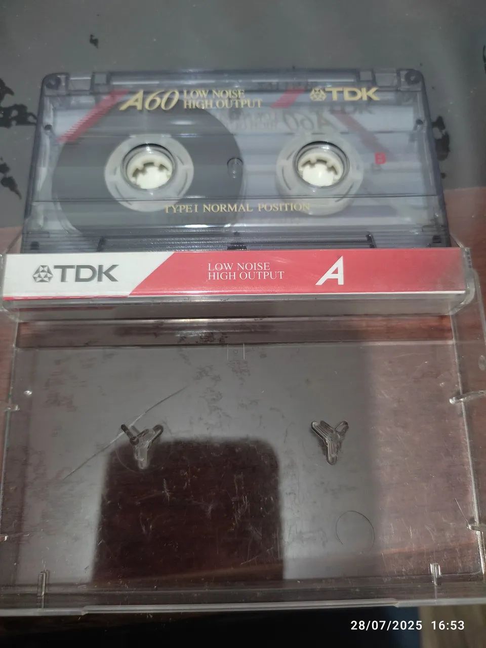 Fita K7 TDK A60 Low Noise High Output - Original