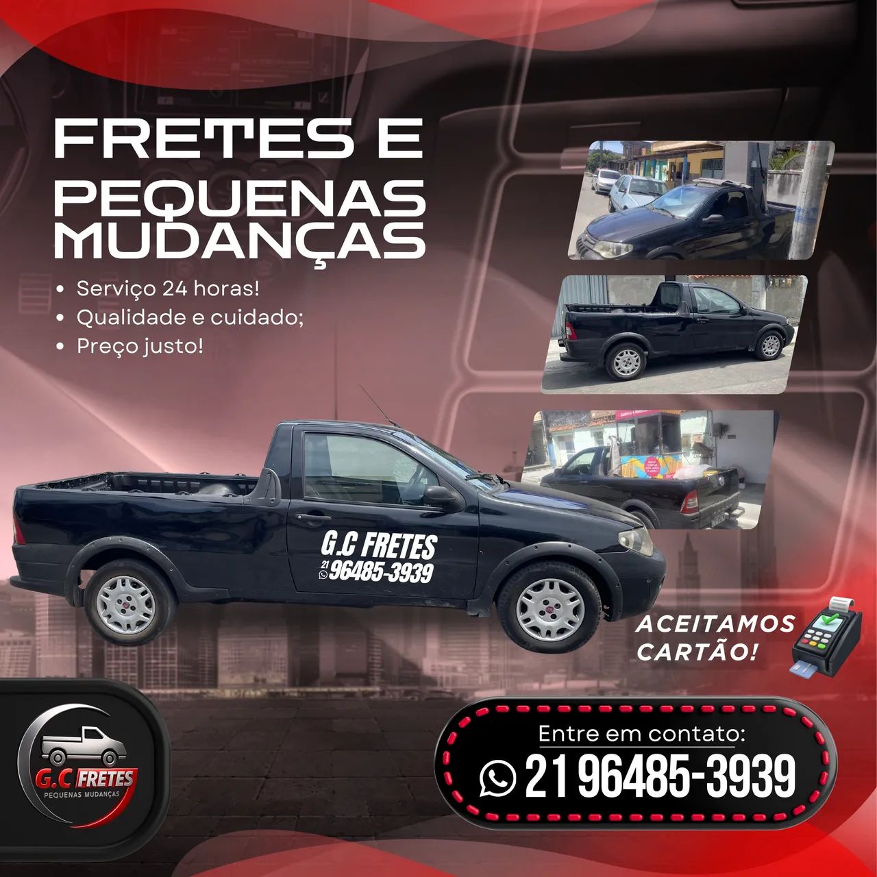 Fretes e pequenas mudanças com preço justo ! 
