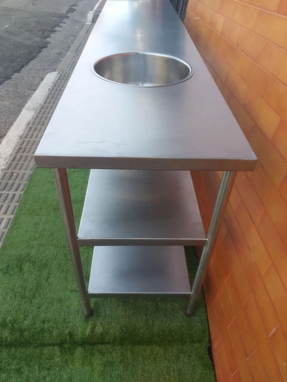 Bancada inox cuba industrial pia - Foto 5