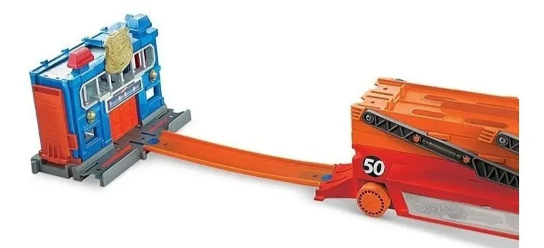 Hotwheels city mega caminhão reboque - Foto 5