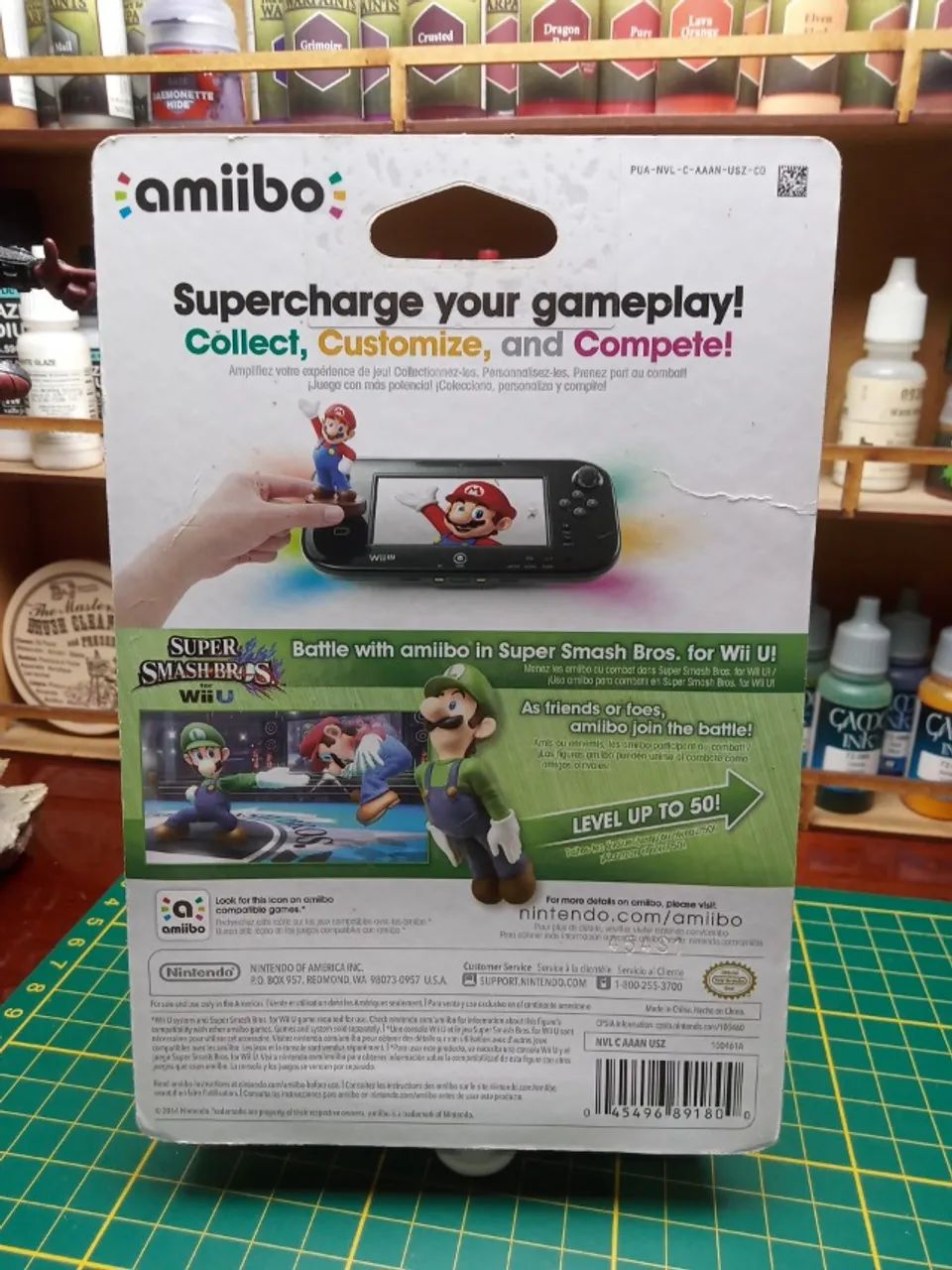 Amiibo, Luigi Smash Bros., Nintendo (lacrado). - Foto 3