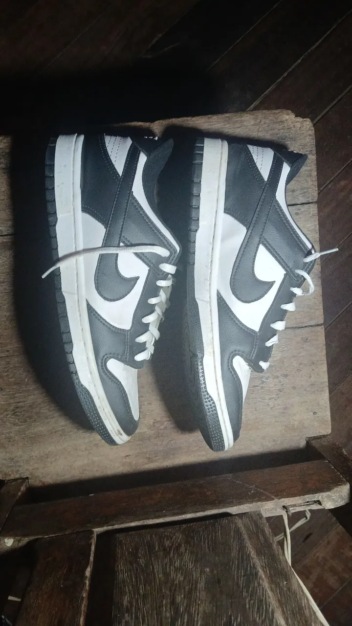 Tênis Nike Dunk Low Black White