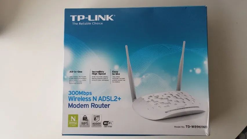 Wireless - G, Gateway residencial, novo Modem Router, TP-Link, wireless, novo Roteador de  - Foto 3