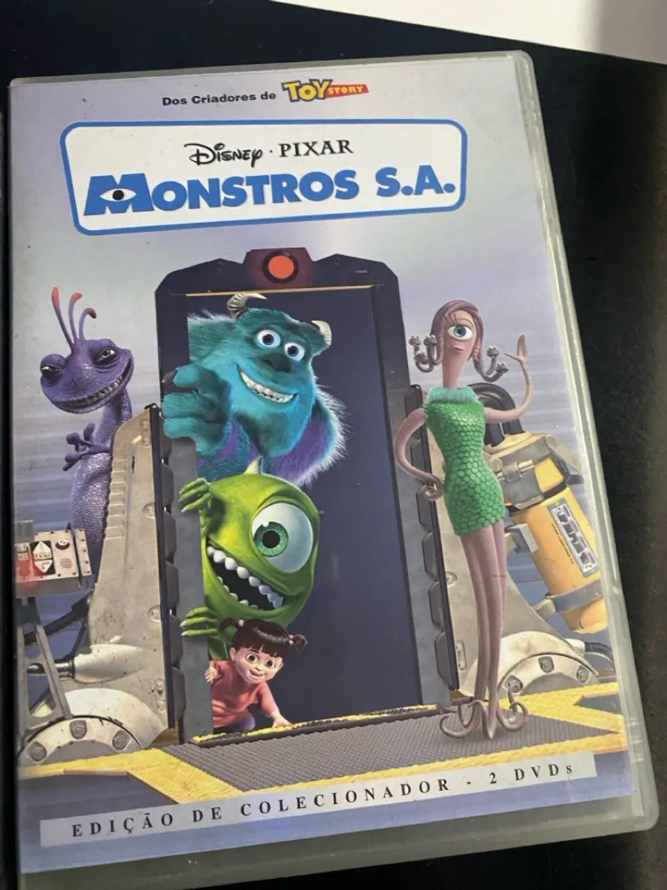 DVD - monstros SA / Carros e Bolt