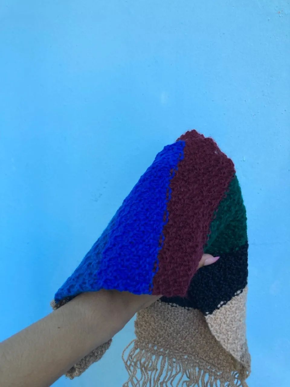Cachecol Lã Colorido, 1m10cm - Foto 4